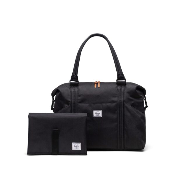 Bolsa de Pañales Herschel Supply Co. Strand Duffle Negro Tela EcoSystem 600D