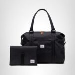 Bolsa de Pañales Herschel Supply Co. Strand Duffle Negro Tela EcoSystem 600D