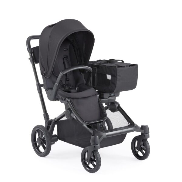Contours Element Side by-Side - Cochecito convertible para niños pequeños y bebés, individual a doble, opciones de asien