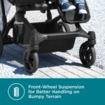 Contours Element Side by-Side - Cochecito convertible para niños pequeños y bebés, individual a doble, opciones de asien