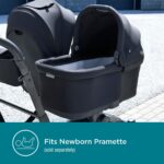 Contours Element Side by-Side - Cochecito convertible para niños pequeños y bebés, individual a doble, opciones de asien