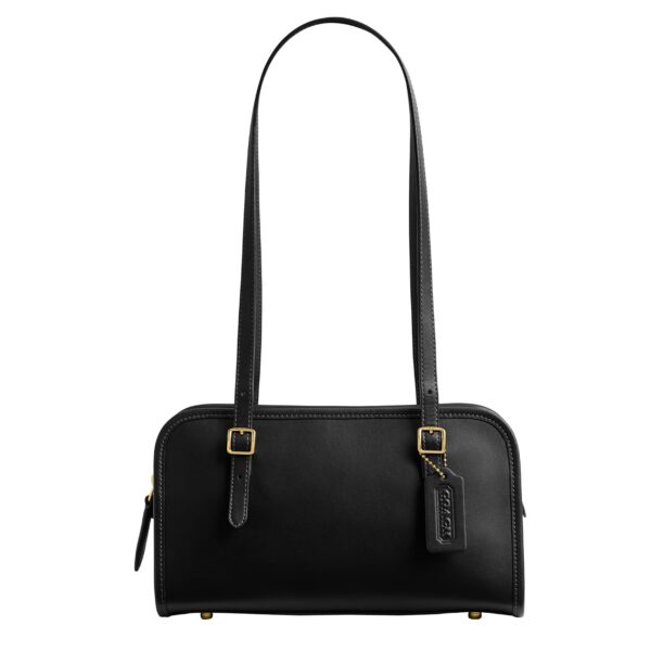 Bolsa Coach Cremallera Swing para Mujer CM565 B4 BK Cuero Negro