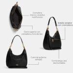 Bolsa Coach Jules Hobo CP568 Cuero Color Im Negro
