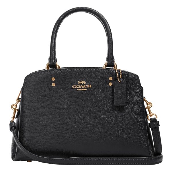 Bolso Coach Mini Lillie Carryall CP507 Cuero de Grano Cruzado Color Negro