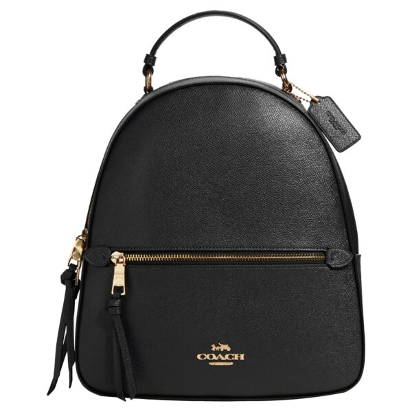 Mochila Coach Jordyn CP510 Cuero Grano Cruzado Im Negro Tamaño Único