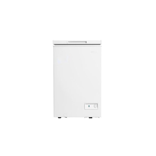Danby DCF035A6WM 3.5 pies cúbicos Congelador de pecho modelo cuadrado DOE Termostato mecánico montado en la parte delant
