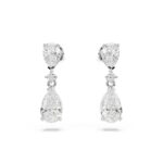 Conjunto de Joyas Swarovski Mesmera 5674306 Collar y Aretes Chapado en Rodio con Circonita