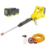 Lavadora a Presión Inalámbrica PowerSmart DB2701 40V 1100 PSI Batería 4.0 Ah Amarillo