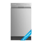Midea MDF18A1AST Lavavajillas empotrado con 8 configuraciones de lugar, 6 programas de lavado, cuba de acero inoxidable,