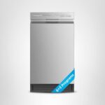 Midea MDF18A1AST Lavavajillas empotrado con 8 configuraciones de lugar, 6 programas de lavado, cuba de acero inoxidable,