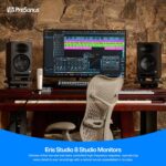 PreSonus Eris Studio 8 - Monitores de estudio activos de 2 vías de 8 pulgadas con guía de onda EBM