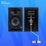 PreSonus Eris Studio 8 - Monitores de estudio activos de 2 vías de 8 pulgadas con guía de onda EBM