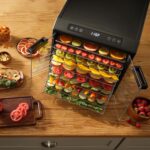 Excalibur Deshidratador de alimentos de la serie Select de 10 bandejas para carne seca, frutas, verduras, hierbas, golos