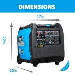 Generador Inversor Pulsar PGDA70BiSCO Combustible Dual 7250 Vatios Azul