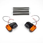 Cámaras de Marcador Lateral Inalámbricas HD Brandmotion AHDS-7812 1080p IP68 Visión Nocturna Par Izquierda y Derecha