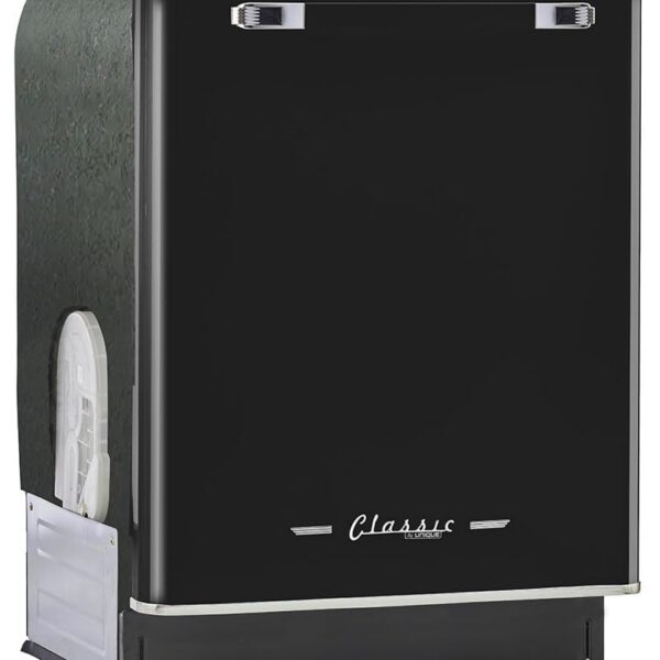 Unique Appliances Classic Retro - Lavavajillas integradas, extremadamente silencioso, para uso doméstico, 6 ciclos de la