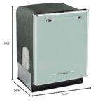 Unique Appliances Classic Retro - Lavavajillas integradas, extremadamente silencioso, para uso doméstico, 6 ciclos de la