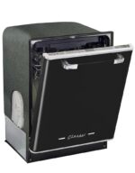 Unique Appliances Classic Retro - Lavavajillas integradas, extremadamente silencioso, para uso doméstico, 6 ciclos de la