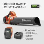 Soplador de Hojas Husqvarna 350iB Inalámbrico 200 MPH 800 CFM Batería 40V 7.5 Ah