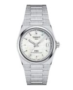 Reloj Tissot PRX Powermatic 80 T1372071111100 Automático Suizo Unisex Caja Acero Inoxidable 35 mm Esfera Blanca Nácar