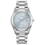 Reloj Citizen Eco-Drive Sport Lujo EW2700-54L Caja Acero Inoxidable 33mm Dial Azul con Acentos de Diamante