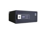 Protex H4-2043ZH-BLACK - Caja fuerte personal con apertura de 3 vías Llave de emergencia, operada con tarjeta, teclado d