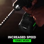 FLEX 24V sin escobillas inalámbrico 1/2-pulgada 1,400 pulgada-libras 2-velocidad taladro de martillo modo turbo kit con
