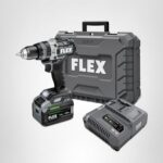 FLEX 24V sin escobillas inalámbrico 1/2-pulgada 1,400 pulgada-libras 2-velocidad taladro de martillo modo turbo kit con