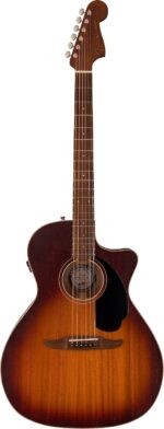 Fender Newporter - Guitarra acústica especial, Honey Burst