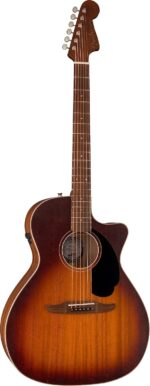 Fender Newporter - Guitarra acústica especial, Honey Burst