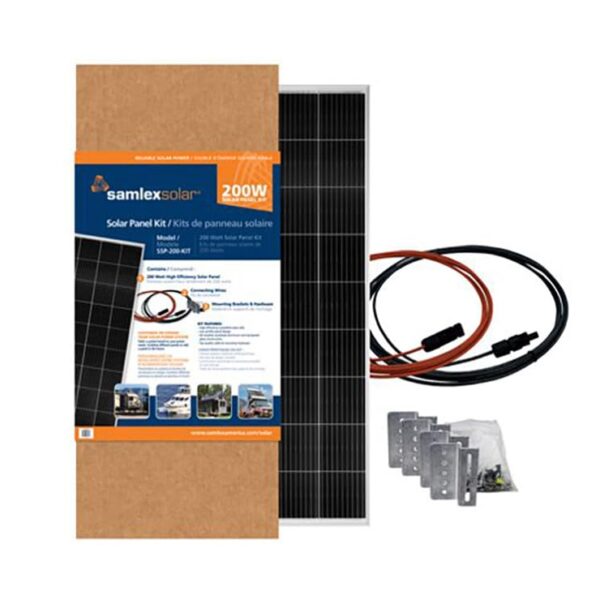 Kit de Panel Solar Samlex SSP-200-KIT 200 Vatios Monocristalino