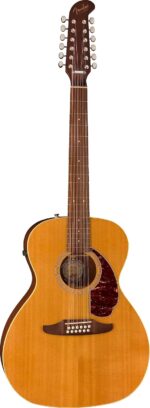 Fender Villager - Guitarra acústica de 12 cuerdas, natural envejecido