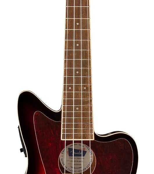 Fender, Ukelele de 4 cuerdas, derecho, 3 colores Sunburst (0970533500)