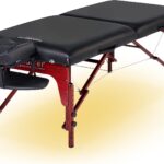 Mesa de Masaje Portátil Master Massage Montclair Pro Modelo 519.99 31 Pulgadas Espuma Viscoelástica Negro con Iluminació