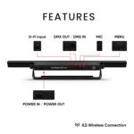 CHAUVET DJ Luz de lavado lineal COLORband T3BT ILS | Lavado RGB de tamaño completo con control Bluetooth, espectáculos d