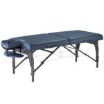 Mesa de masaje portátil Master Massage Montclair Pro 10112+10654 31 pulgadas Azul Real con cojín facial Music Master Cre