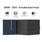 Panel Solar Plegable Mango Power MPA05US1N003 200W 36V IP67 Impermeable con Salida MC4