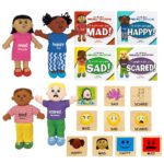 Kit de Libros Muñecas y Bloques de Emociones Excellerations EMOALL1 4 Libros 4 Muñecas 16 Bloques