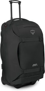 Maleta de Lona con Ruedas Osprey Sojourn Shuttle 30 Pulgadas 100 Litros Negro Nailon
