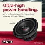 Subwoofer Pioneer TS-W3020PRO Serie P.R.O. 12 Pulgadas 3500 W Máximo 2 Ohm Negro
