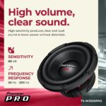 Subwoofer Pioneer TS-W3020PRO Serie P.R.O. 12 Pulgadas 3500 W Máximo 2 Ohm Negro
