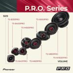 Subwoofer Pioneer TS-W3020PRO Serie P.R.O. 12 Pulgadas 3500 W Máximo 2 Ohm Negro
