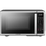 Horno de microondas de mostrador Chefman 0.9 pies cúbicos. Microondas digital de acero inoxidable de 900 vatios con 6 aj