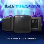 ALTO Subwoofer TS12S de 2500 W de 12 pulgadas, altavoz PA alimentado con 6 modos DSP seleccionables, fácil configuración