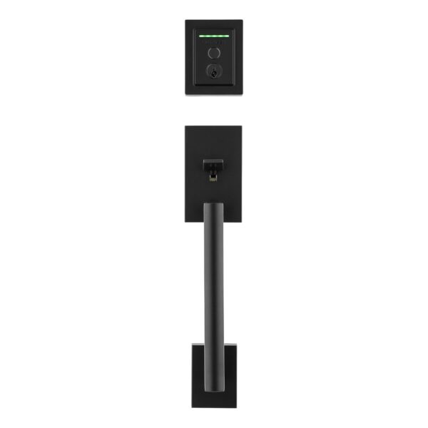 Cerradura de Puerta Inteligente Kwikset Halo con Huella Digital Wi-Fi Mate Negro