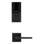 Cerradura de Puerta Inteligente Kwikset Halo con Huella Digital Wi-Fi Mate Negro