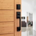 Cerradura de Puerta Inteligente Kwikset Halo con Huella Digital Wi-Fi Mate Negro