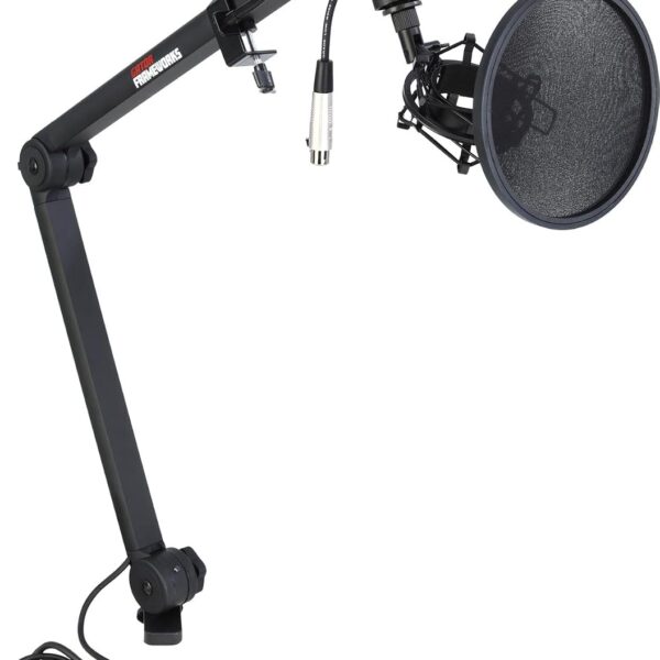 Gator Frameworks Kit de accesorios todo en uno para podcasts, transmisiones y creación de contenido; (GFW-BROADCASTKIT1)