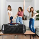 Bocina Bluetooth Monster Boombox 2MNSK1710B0L2 Impermeable IPX5 120W con Carga USB y Emparejamiento NFC