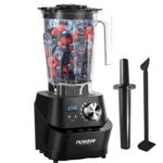 Nuwave Infinity - Licuadora comercial, licuadora resistente para batidos con motor de cobre de 2.5HP y cuchillas cortada